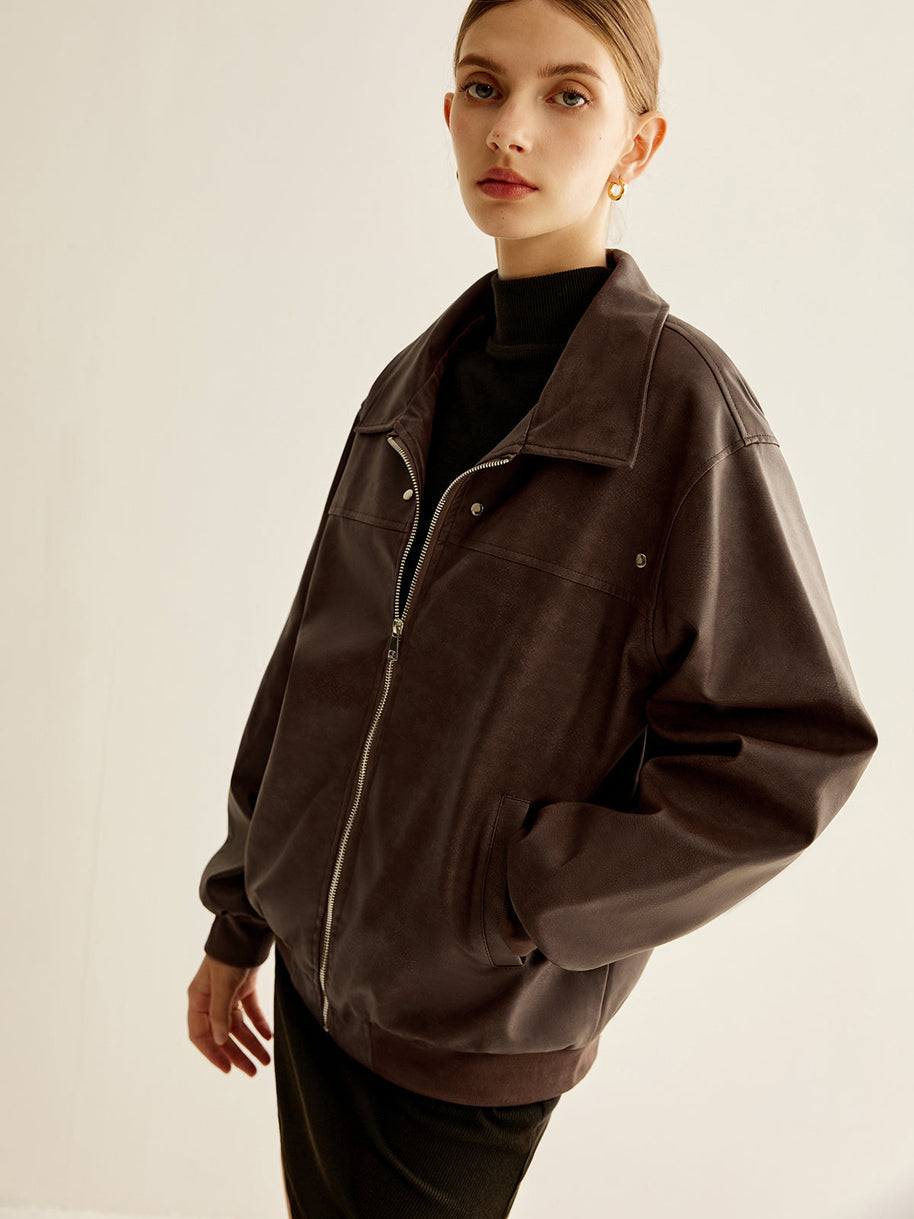 WW | Shift PU-Lederjacke
