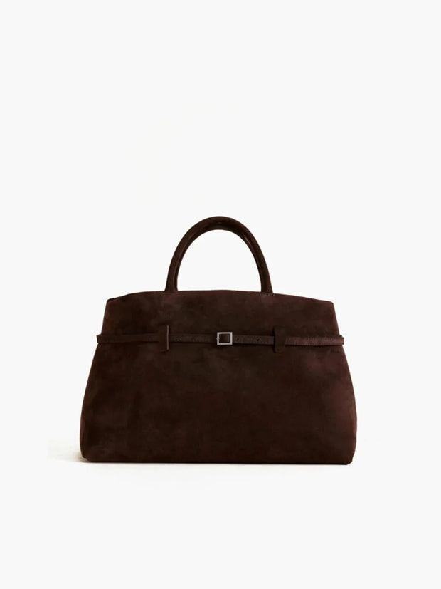 WW | Schnallen-Design Top-Handle Tasche