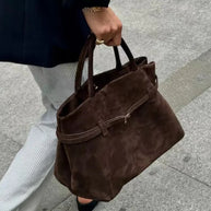 WW | Schnallen-Design Top-Handle Tasche