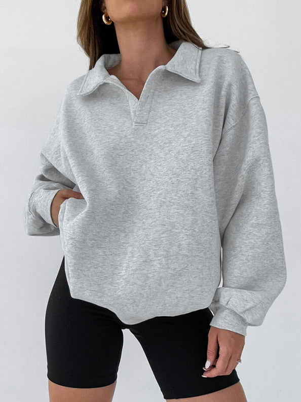 WW | Minimalist Plain Polo Sweathemd