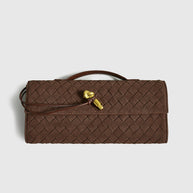WW | Klapp Suede Clutch Tasche