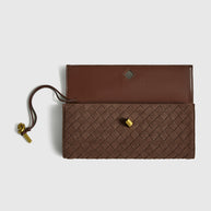 WW | Klapp Suede Clutch Tasche