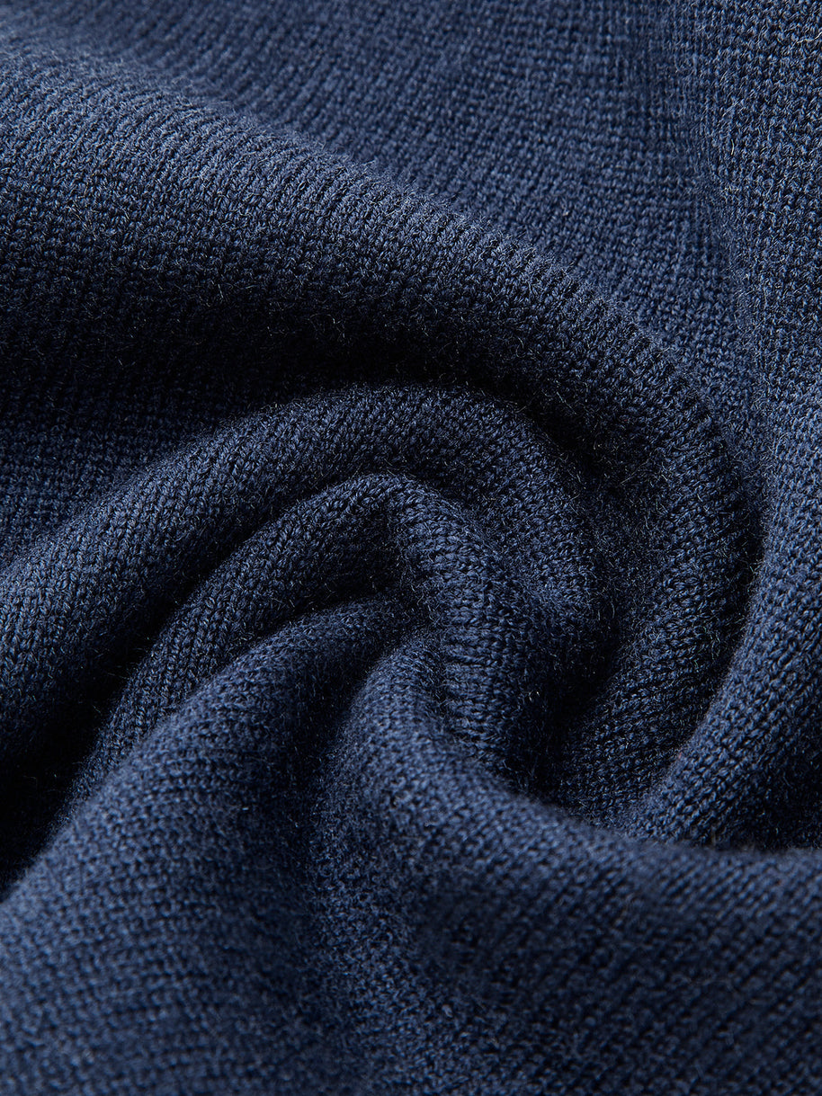 WW | Pullover Rock Satz V-ausschnitt Kurzarm Oberteil Gefalteter Midi Rock Strickstoff