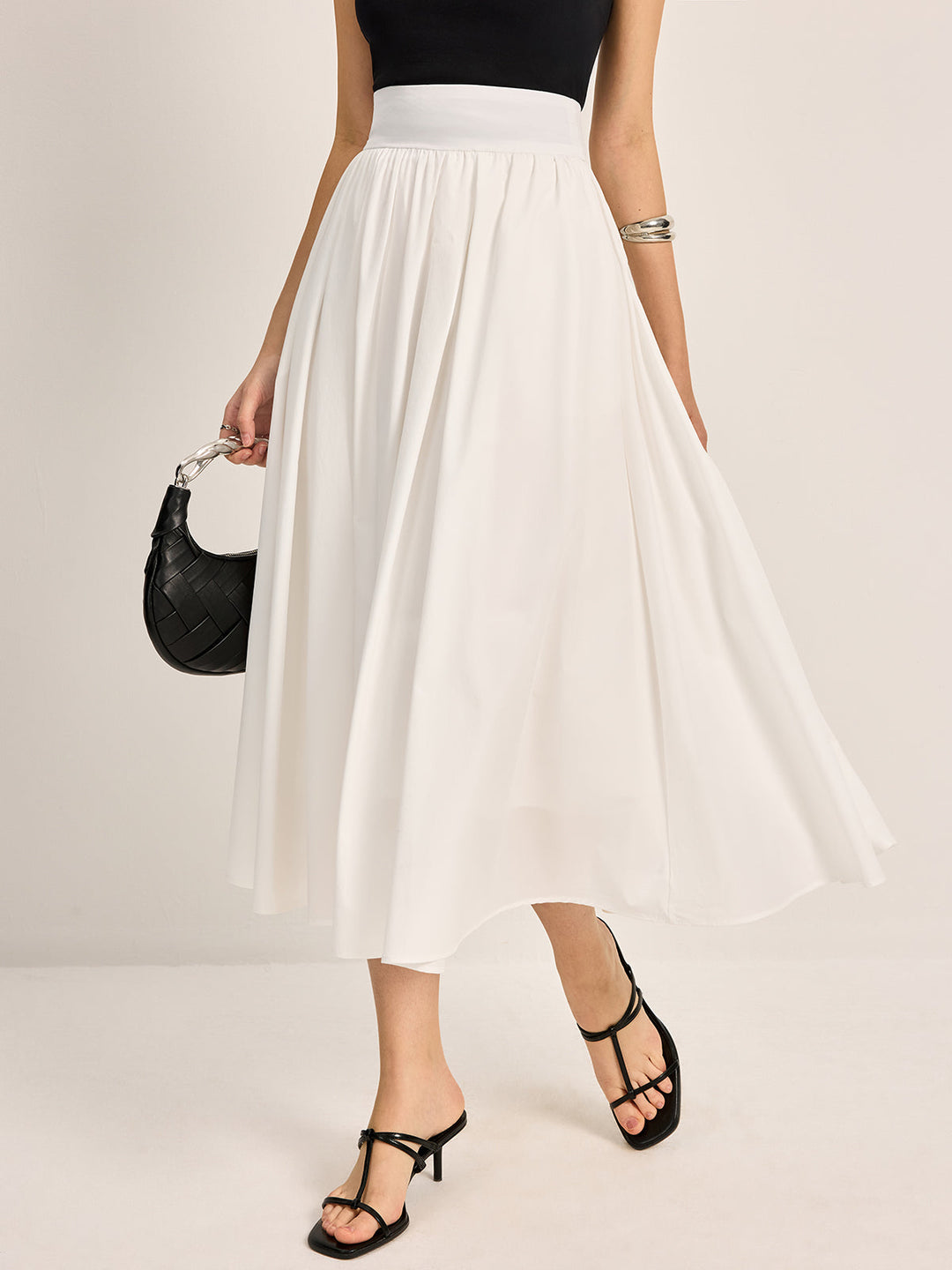 W&W Mode | Eleganter A-linien Plissee Rock