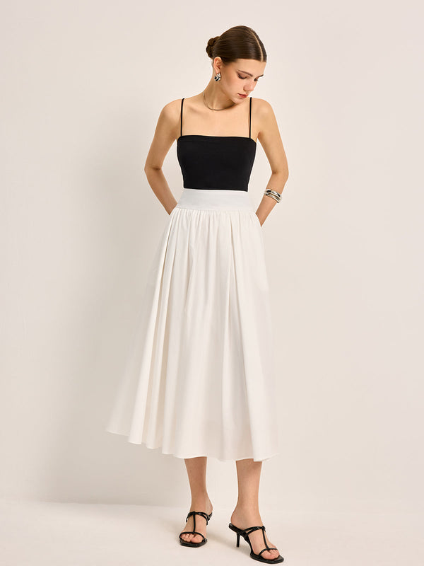 WW | Eleganter A-linien Plissee Rock