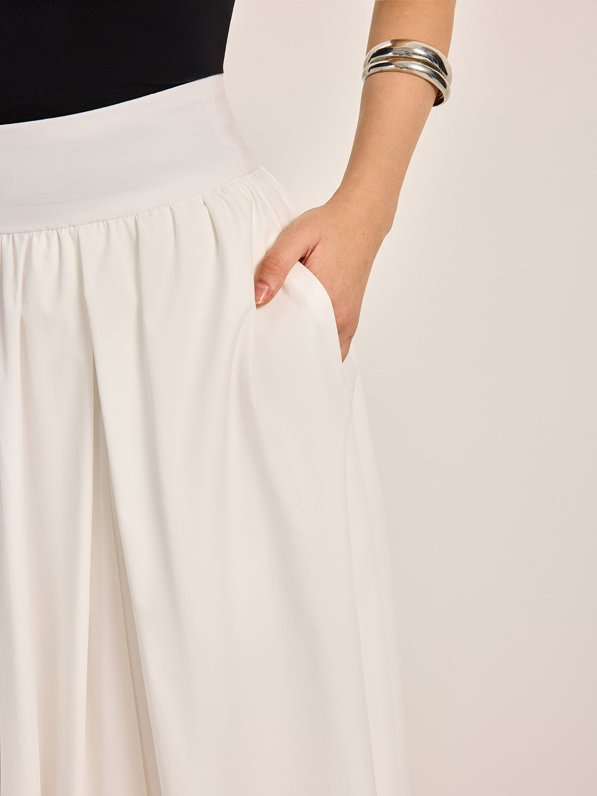 WW | Eleganter A-linien Plissee Rock