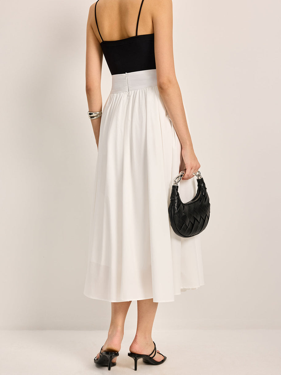 WW | Eleganter A-linien Plissee Rock