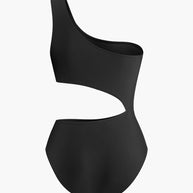 WW | Asymmetrischer Cutout Einteiler Badeanzug