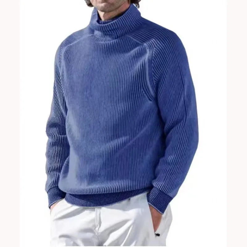 Wolff - Dicker lässiger Herrenstrickpullover