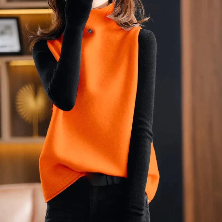 W&W Mode Johanna Weste mit Rollkragen