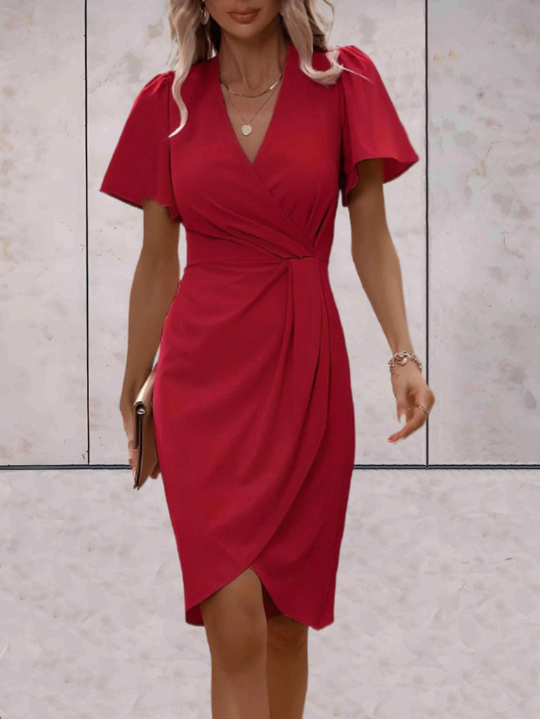 WW | Bianca Elegante V-Ausschnitt, Leichte Stoffe, Blumenmuster Perfekt für Sommer und Frühling