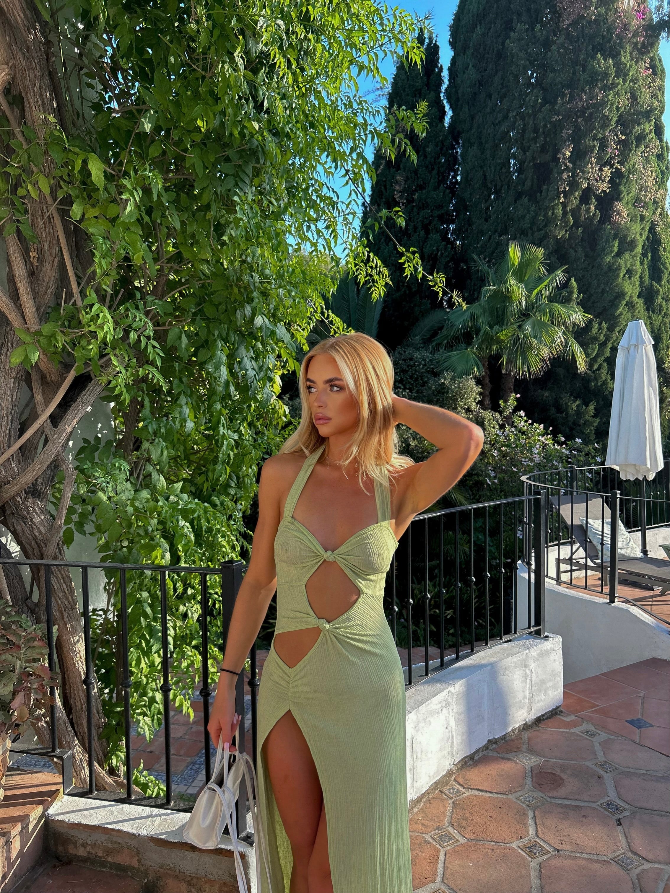 WW | Midikleid mit Cut-Out für Frauen