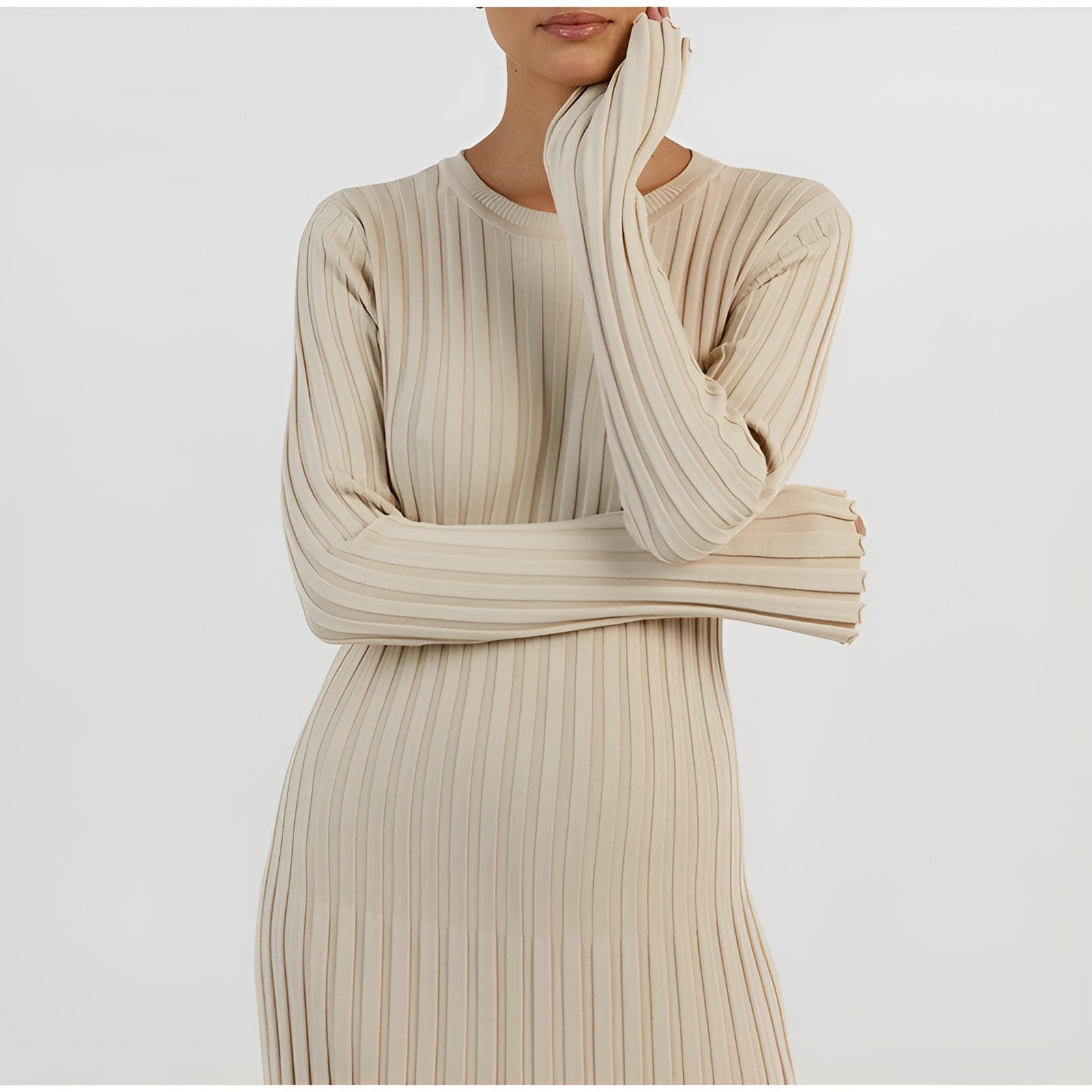 WW | Maxi Strickkleid