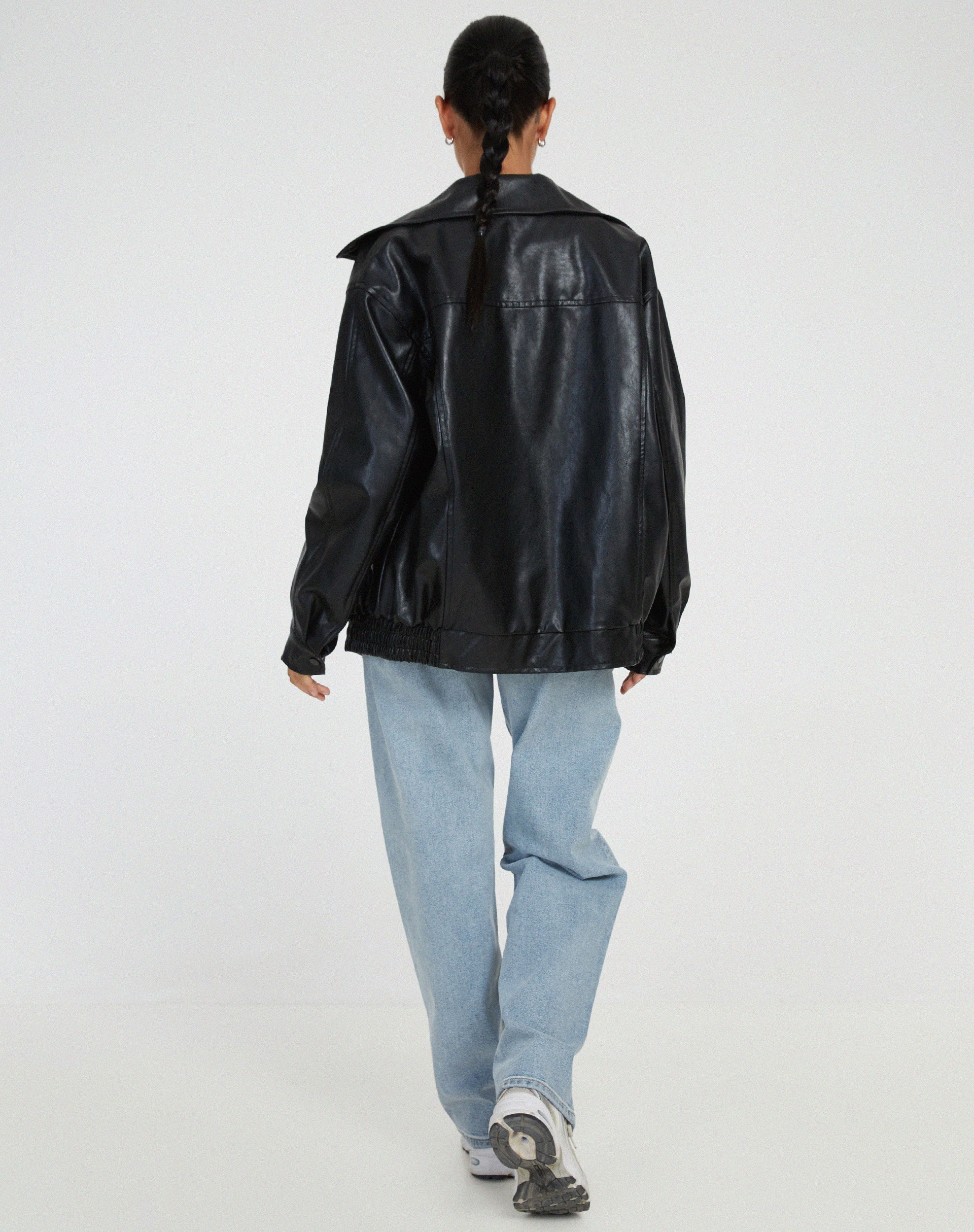 WW | Übergröße Lederjacke