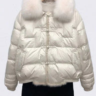 WW | Lockere Pufferjacke Warm & Vintage