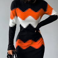 WW | gestricktes Bodycon-Minikleid Für Frauen