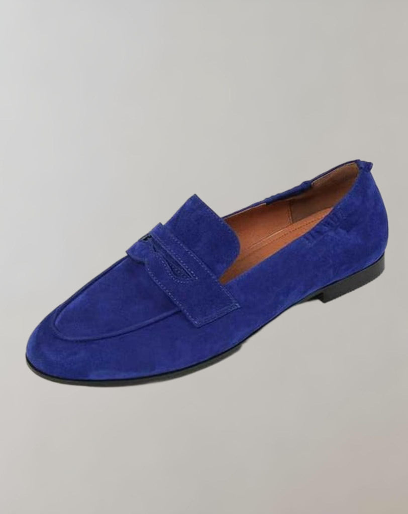 WW | Spitz Zulaufende Niedrig Geschnittene Wildleder Loafer Schuhe