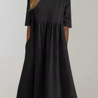 WW | Locker Fallendes Baumwollkleid