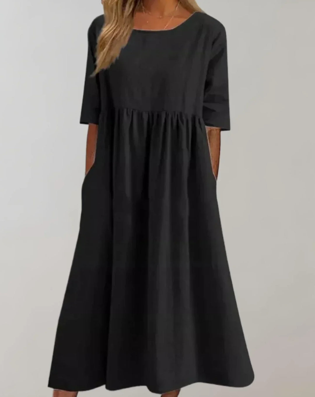 W&W Mode | Locker Sitzendes Baumwollkleid