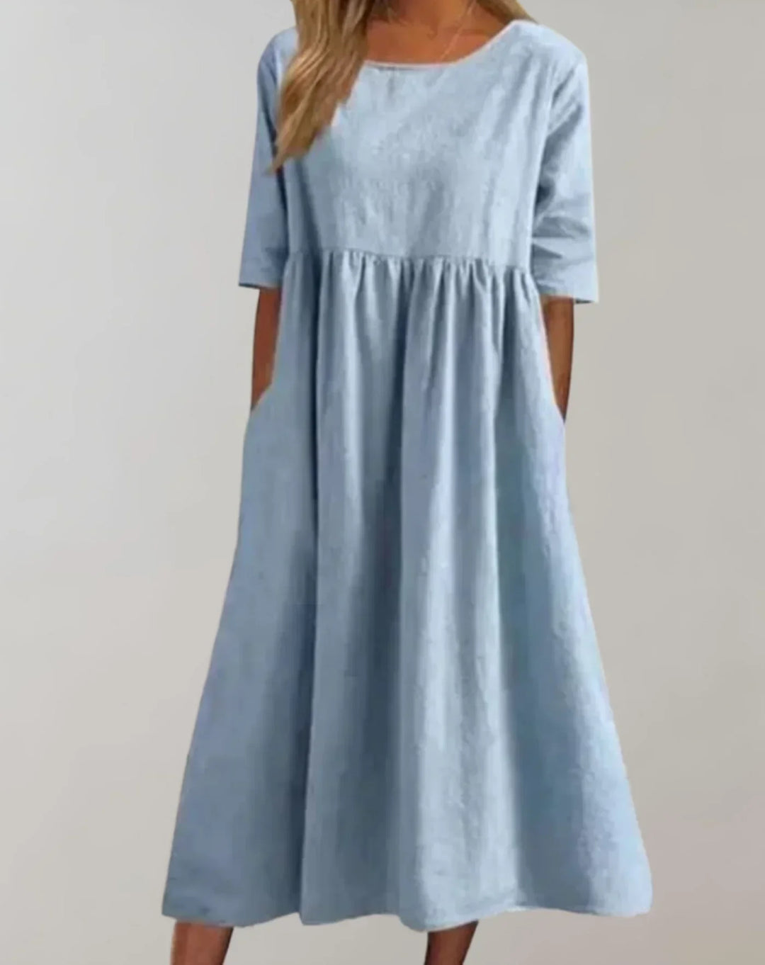 W&W Mode | Locker Sitzendes Baumwollkleid