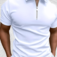 WW | Enganliegendes Poloshirt für Herren mit Reißverschluss
