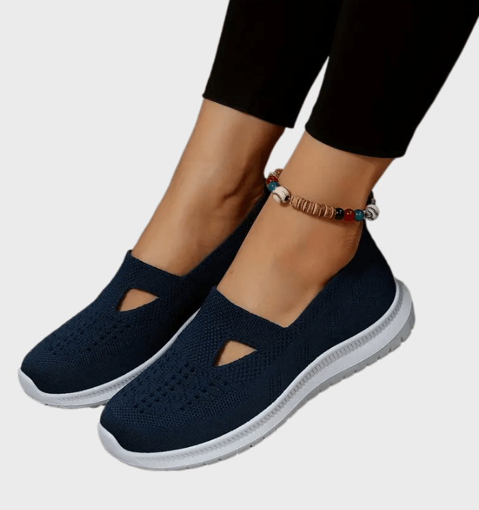 W&W Mode - Damen lässige Slip-on Turnschuhe