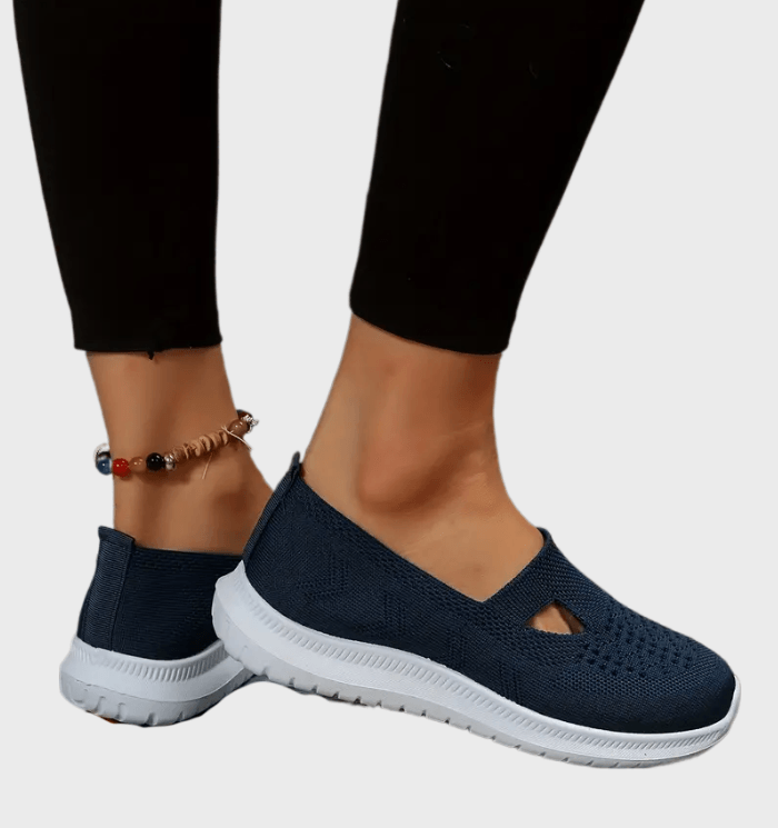 W&W Mode - Damen lässige Slip-on Turnschuhe