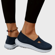 WW - Damen lässige Slip-on Turnschuhe
