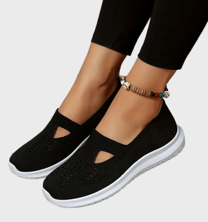 W&W Mode - Damen lässige Slip-on Turnschuhe