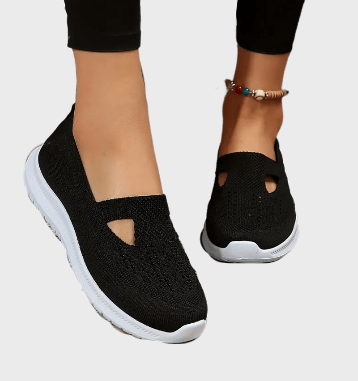 W&W Mode - Damen lässige Slip-on Turnschuhe