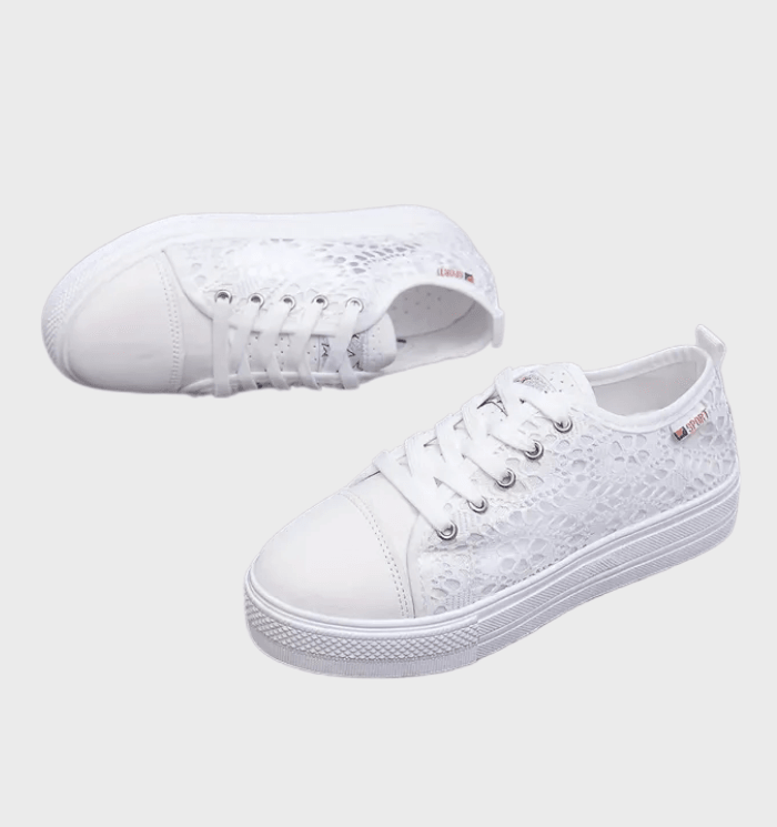 WW | Stylische Niedrig Geschnittene Schnürsneakers mit Seitlichen Details und Sicherer Passform