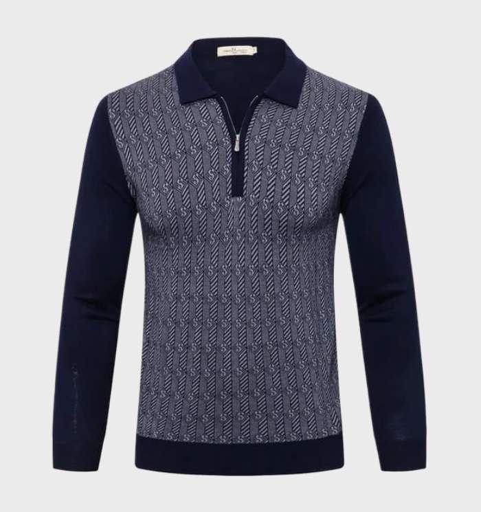 Wolff - Schmaler Pullover mit Kragen