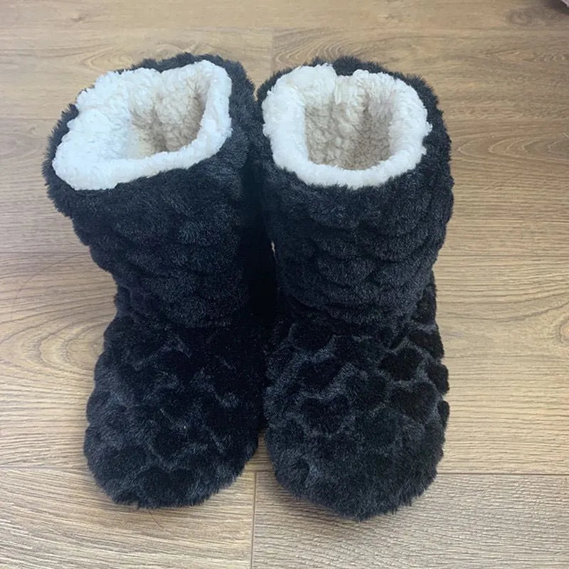 WW | Plüsch Hausschuh - gemütliche Fleece-Pantoffeln