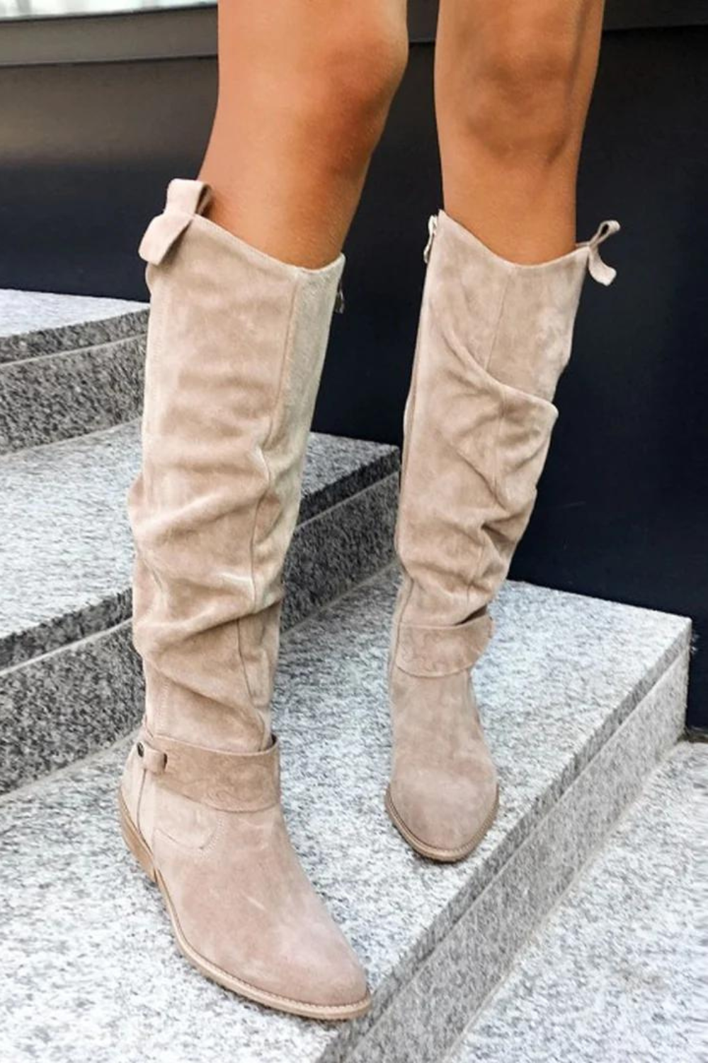 W&W Mode - Wildleder Stiefel