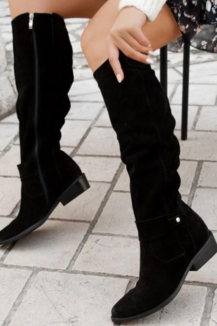 W&W Mode - Wildleder Stiefel
