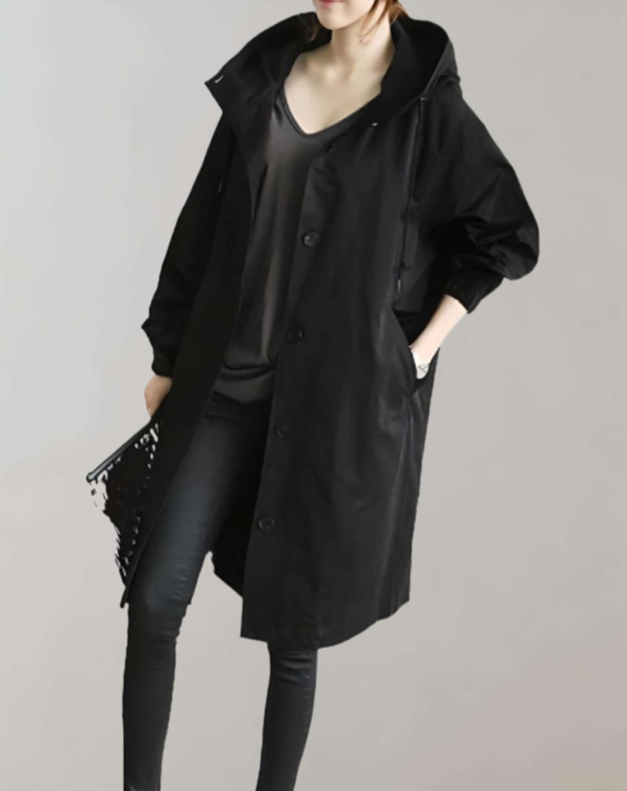 WW | Warmer Trenchcoat Mit Kapuze