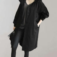 WW | Warmer Trenchcoat Mit Kapuze