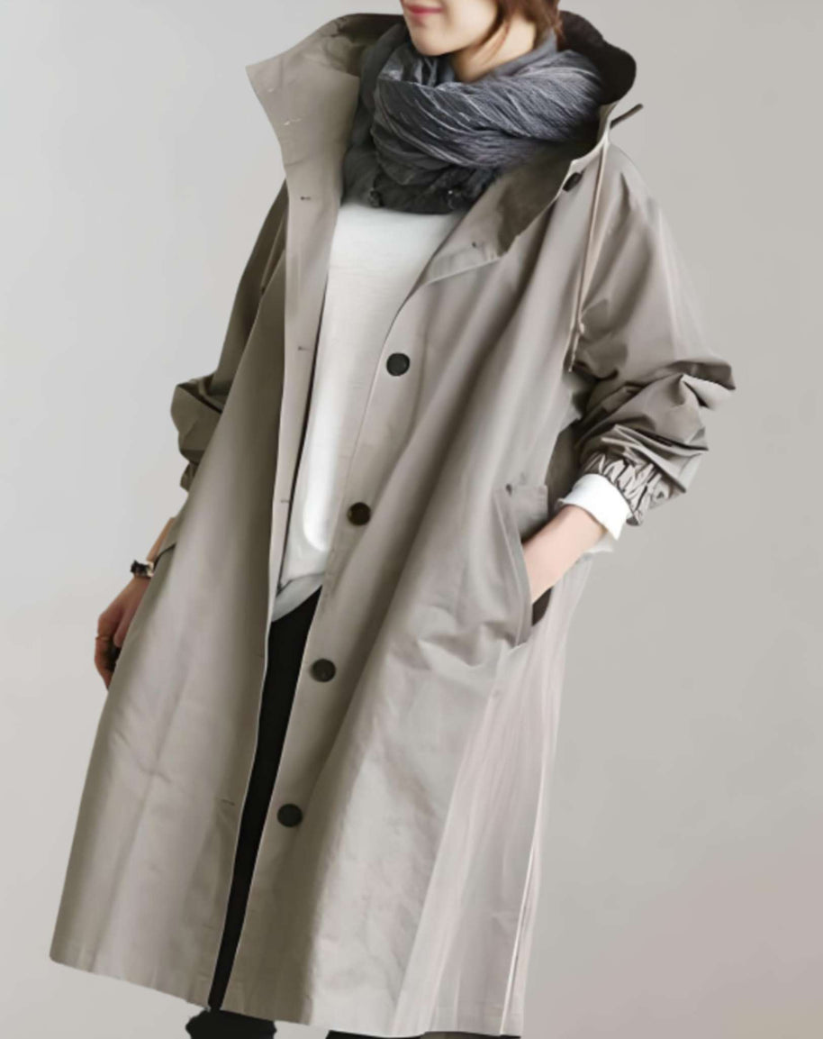 WW | Warmer Trenchcoat Mit Kapuze