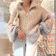 WW | Glänzender Seidensweater