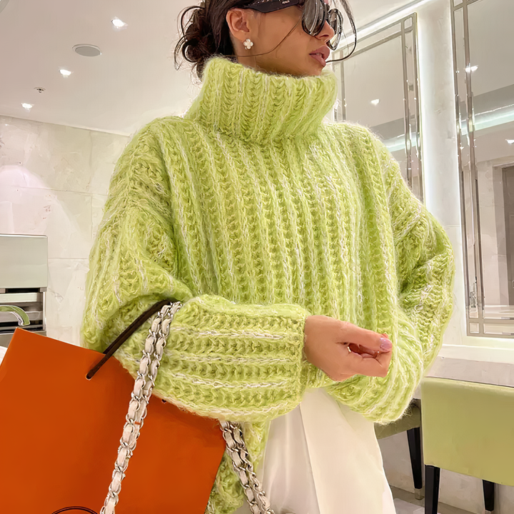 W&W Mode - Vintage Fluffy Strickpullover