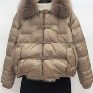 WW | Lockere Pufferjacke Warm & Vintage