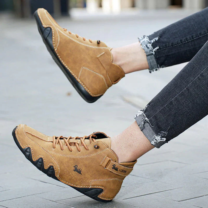 W&W Mode - Bequeme und rutschfeste Barfußschuhe aus echtem Leder