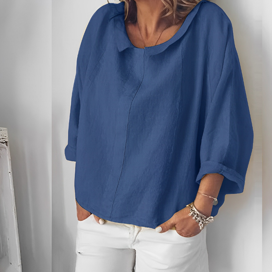 WW | Bluse Mit Umgeschlagenem Kragen