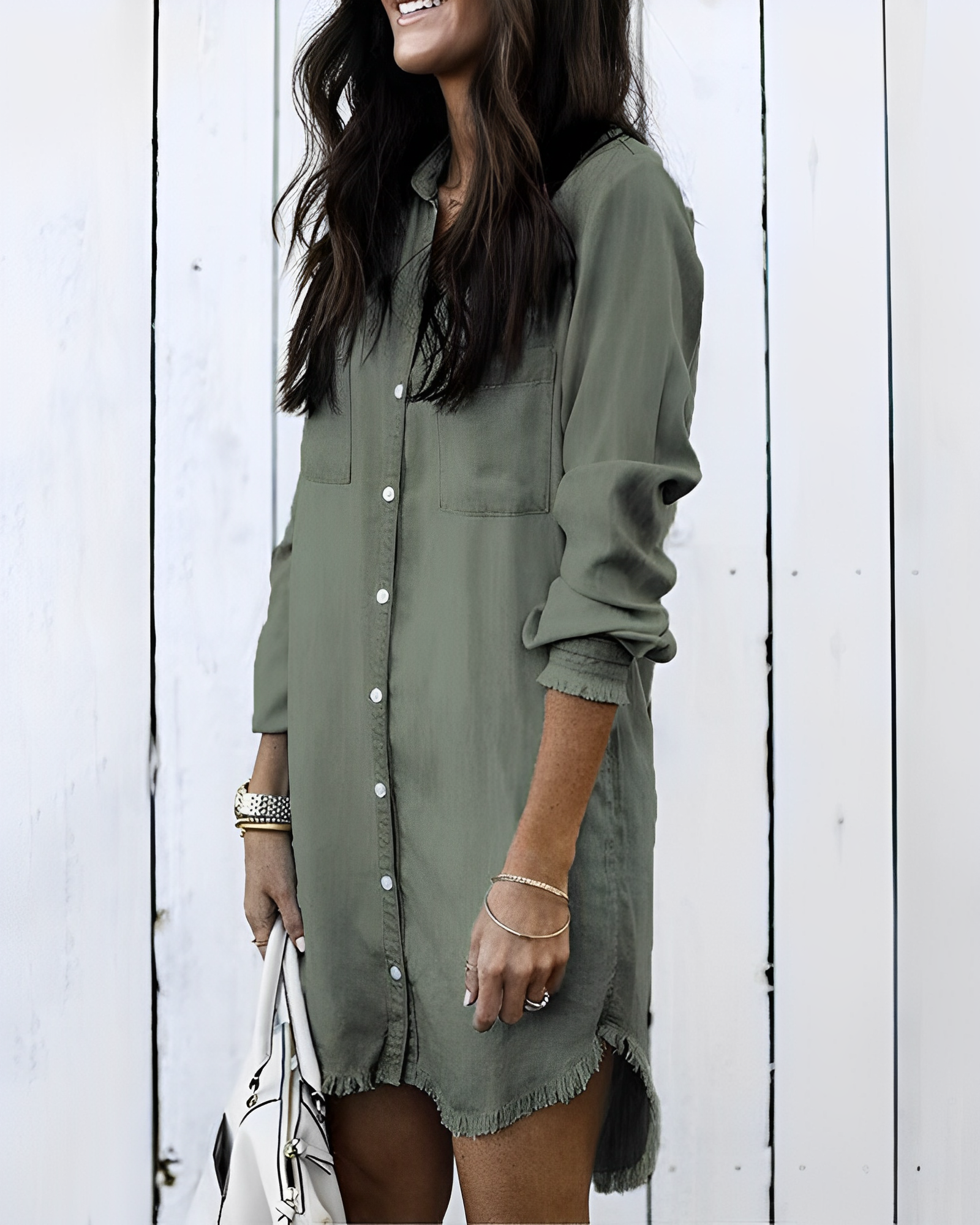 WW | Denim Bluse - Stilvolle Jeansbluse mit Knöpfen für einen lässigen Look