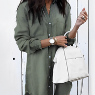 WW | Denim Bluse - Stilvolle Jeansbluse mit Knöpfen für einen lässigen Look