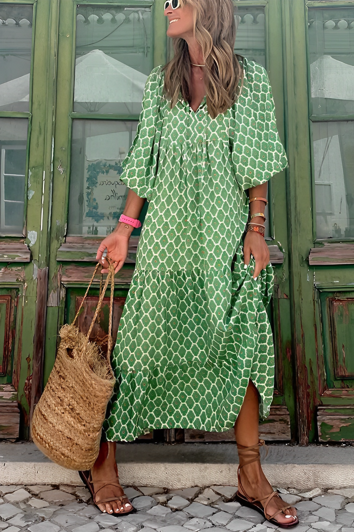 WW | Geschichtetes Maxikleid