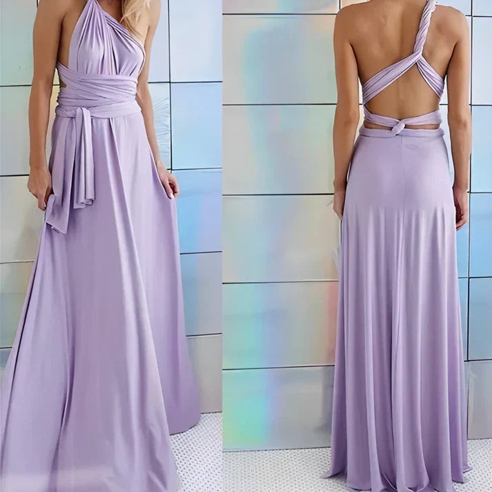 W&W Mode | Wandelbar Elegantes Kleid in Vielseitiger Wickeloptik
