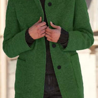 Halsschutz Frauen Lose Knöpfe Mantel