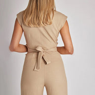 WW - Eleganter ärmelloser Jumpsuit