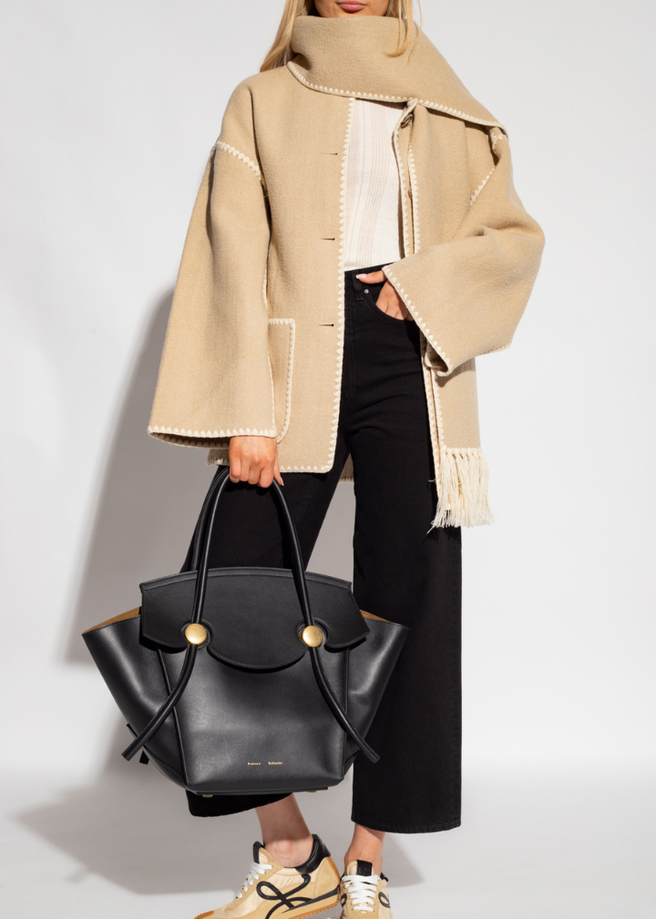 W&W Mode | Luxe Jacke Mit Schal